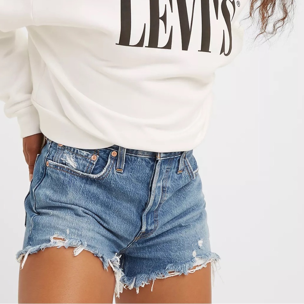 LEVIS 501 HIGH RISE SHORTS